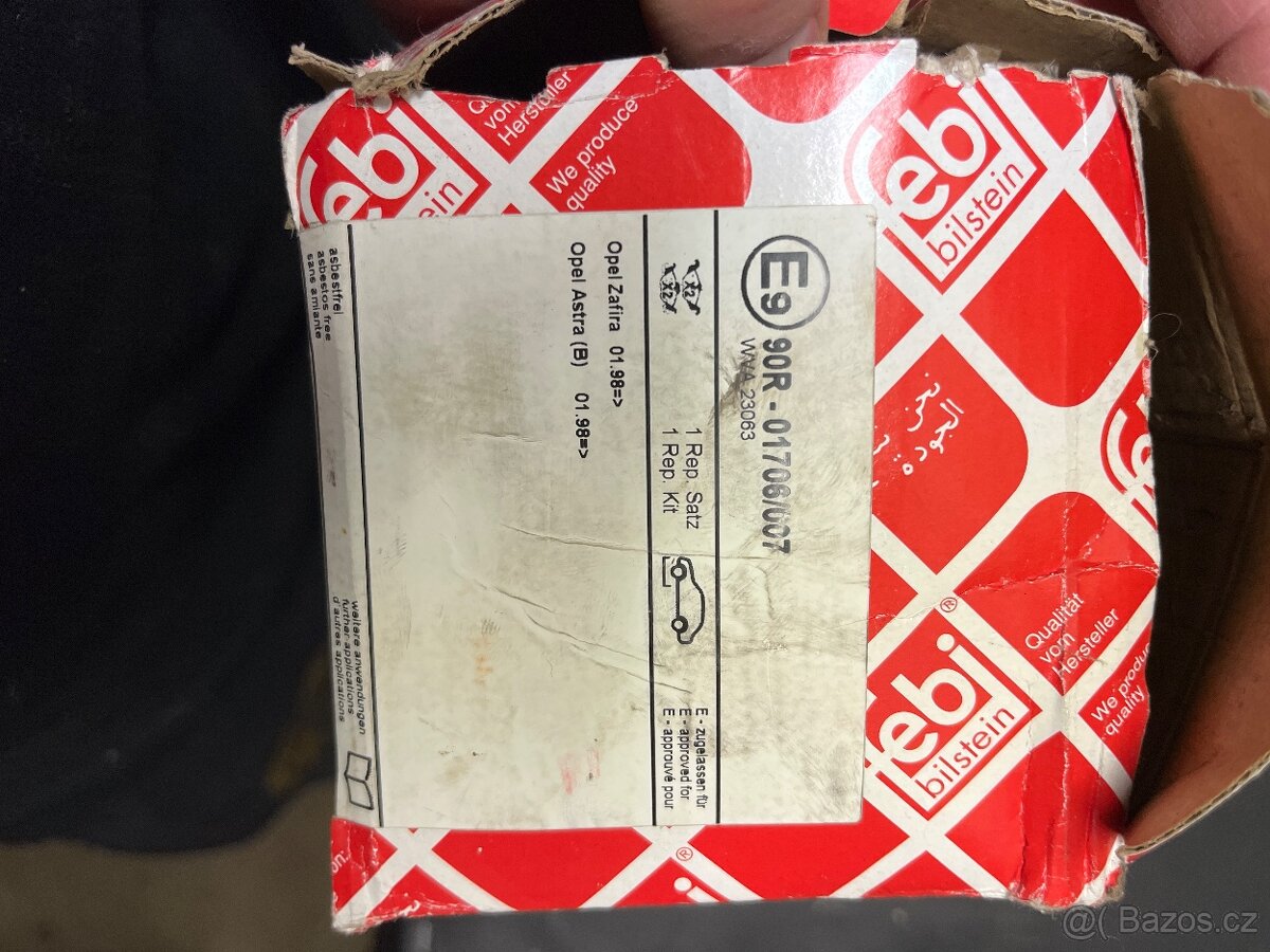 Sada brzdových destiček, kotoučová brzda FEBI BILSTEIN 16233 - 3