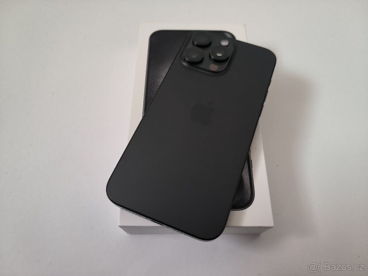 apple iphone 15 PRO MAX 256gb Black Titanium / Batéria 100% - 3