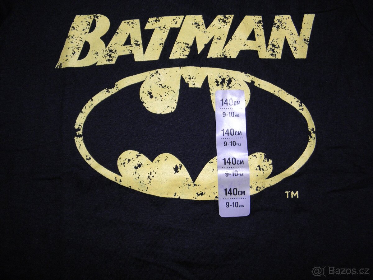 2 nová trička Spiderman a Batman zn, Sinsay vel.140 - 3