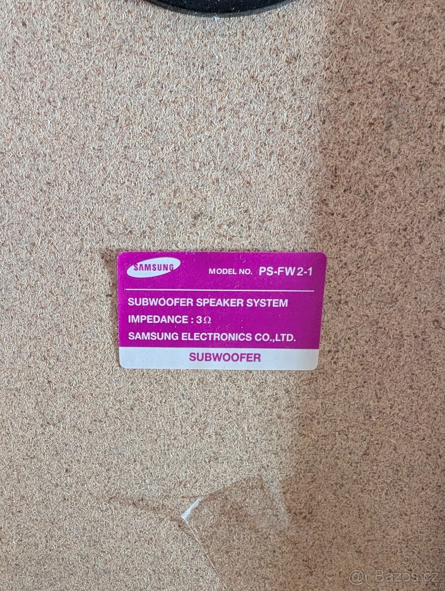 Subwoofer Samsung PS-FW 2-1 - 3