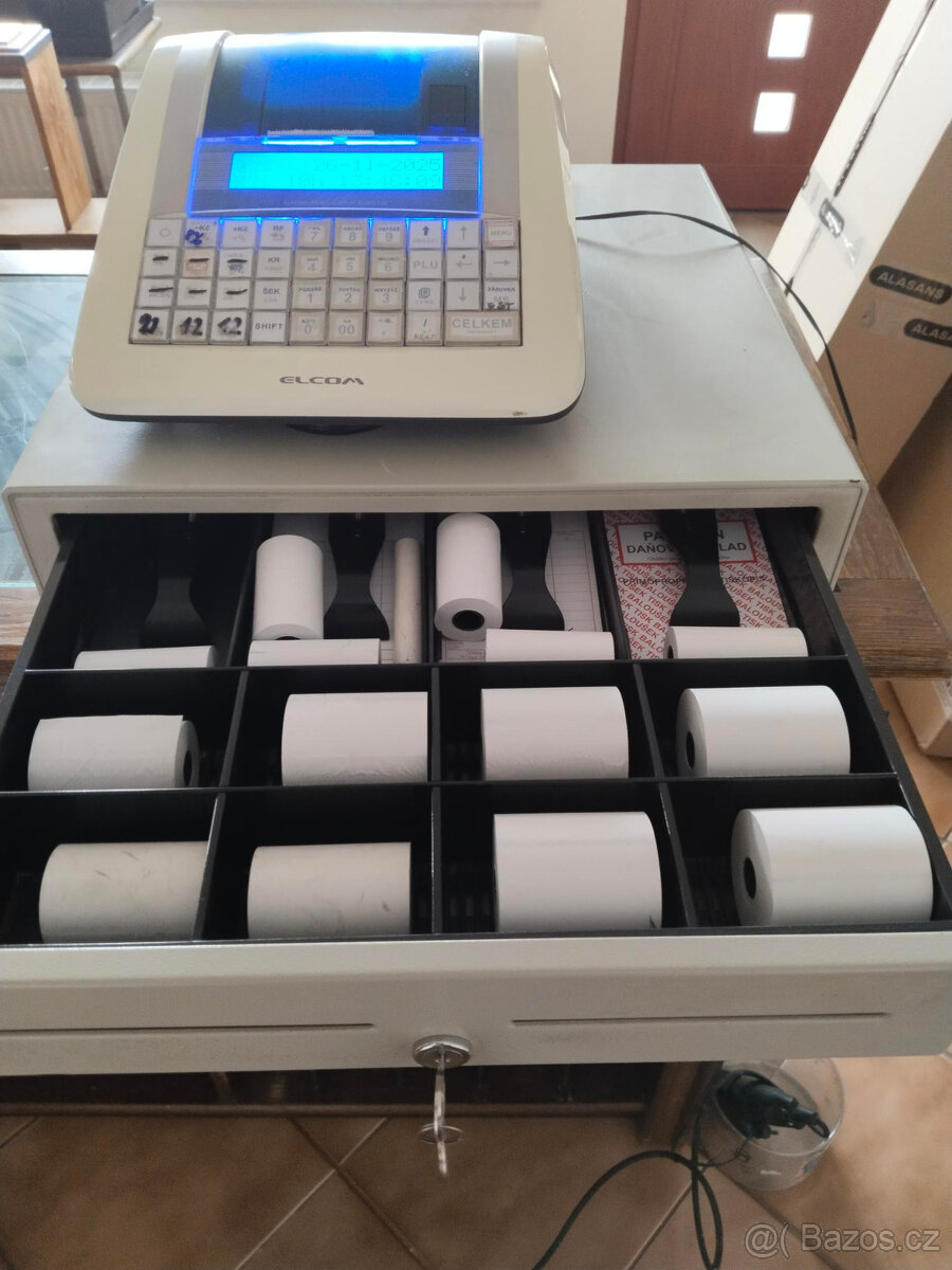 registrační pokladna Elcom s EET - 3