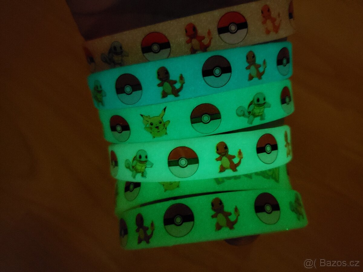 Dětské svítící náramky Pokemon / Pokémon Pikachu dárek - 3