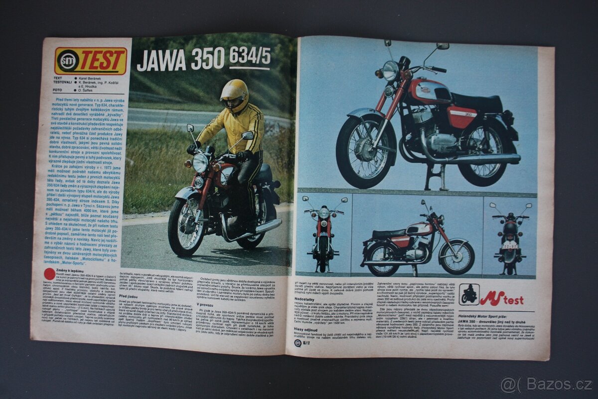 Jawa 350 634/5 - test světa motorů - 3