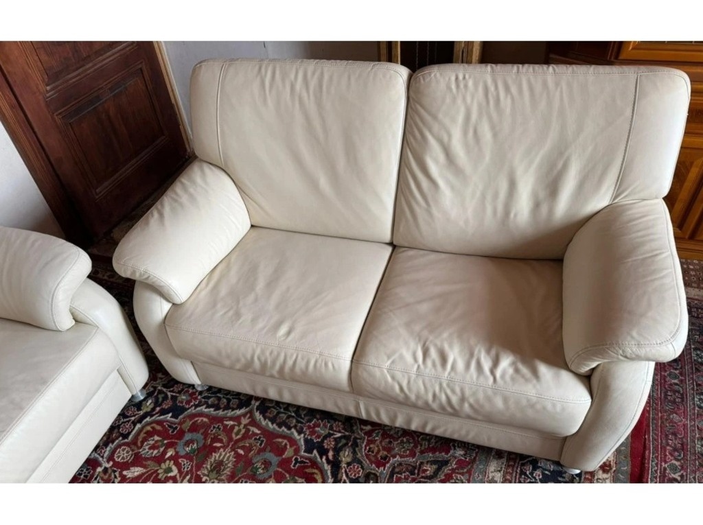 Moderní kožená sedací souprava 3+2, 3338 - 3