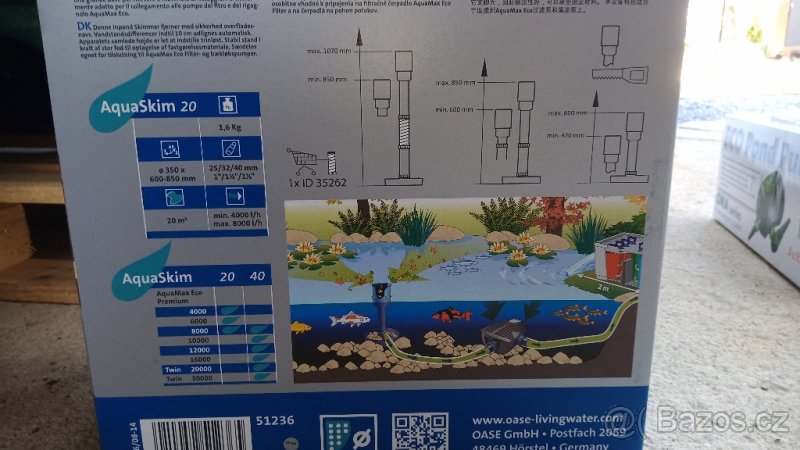 Jezírkový filtr , technologie pro jezírko - 3