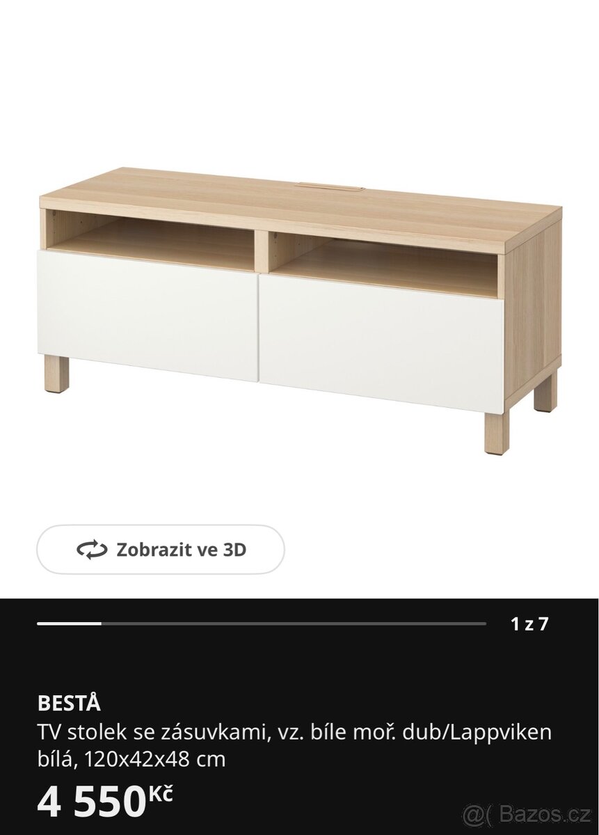 Tv stolek BESTÅ ikea - 3