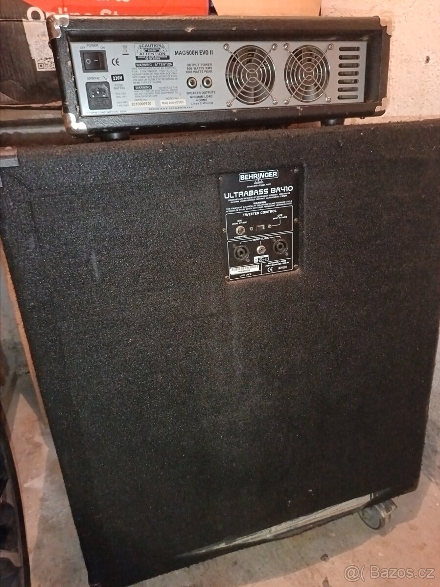 Baskytarový zesilovač s reproboxem, Ashdown & Behringer - 3