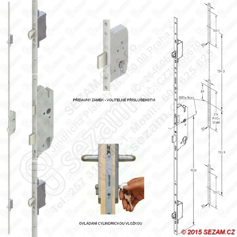 lištové zámky - 3