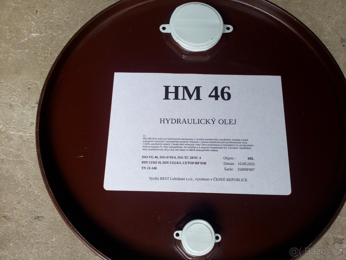 hydraulický olej HM46 - 3