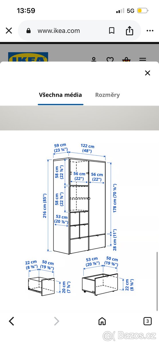 Šatní skříň VISTHUS - 3