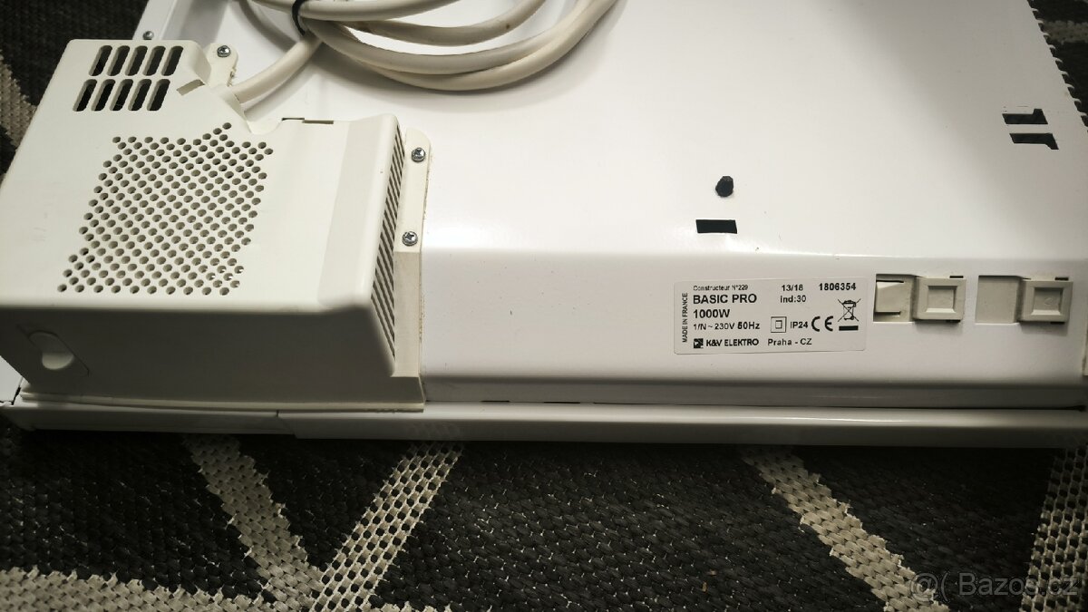 Přímotop Airelec 1000W - 3
