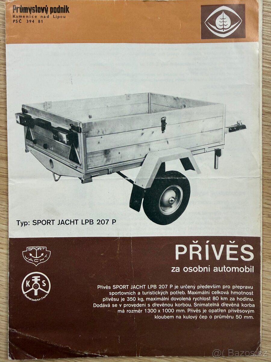 Přívěs - vozík Sport Jacht LPB 207 P - 3