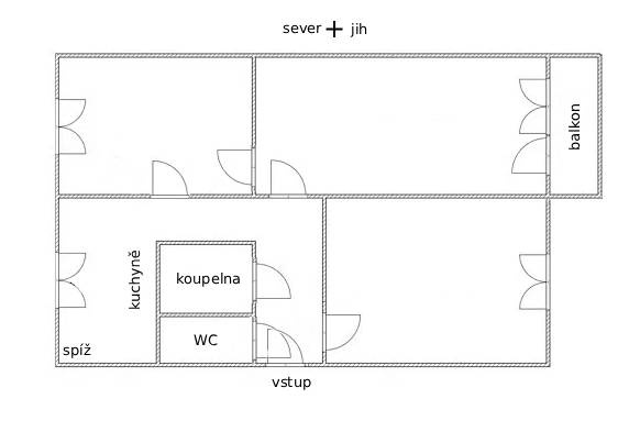 Prodej, byt 3+1, Zahradní město, Praha 10, Přesličková 3 - 3