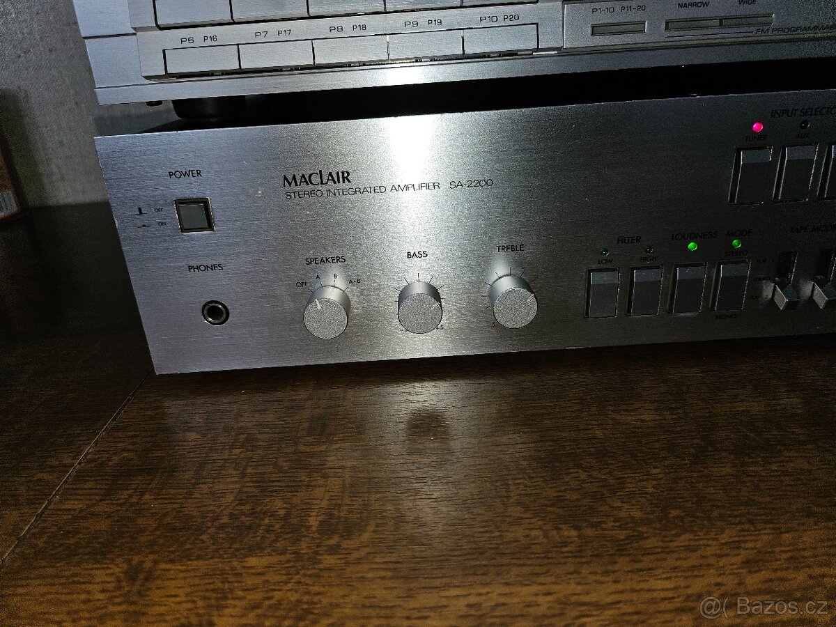 Prodám super zesík MACLAIR- SA 2200, vyrobené v Japonsku spo - 3