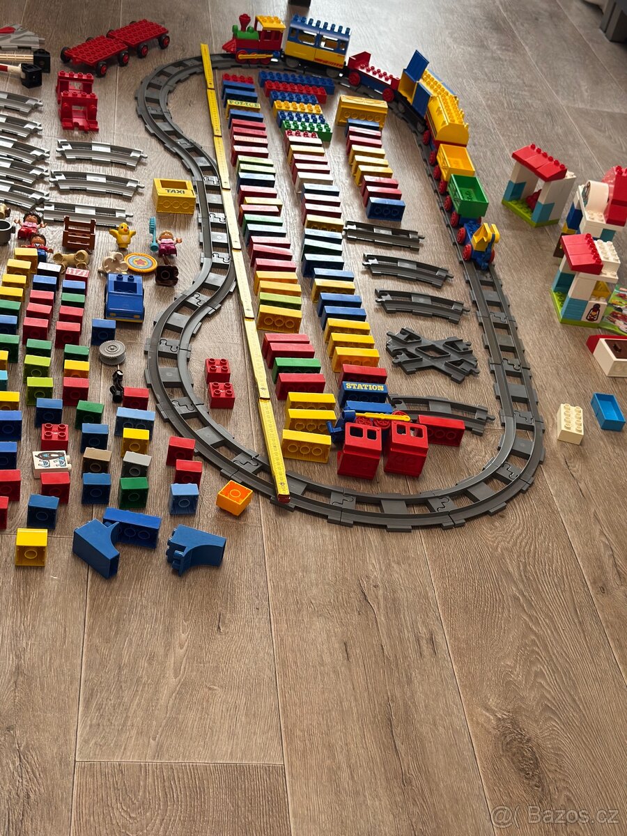 LEGO DUPLO – vlak, koleje, výhybky, kostky, farma, zvířata - 3