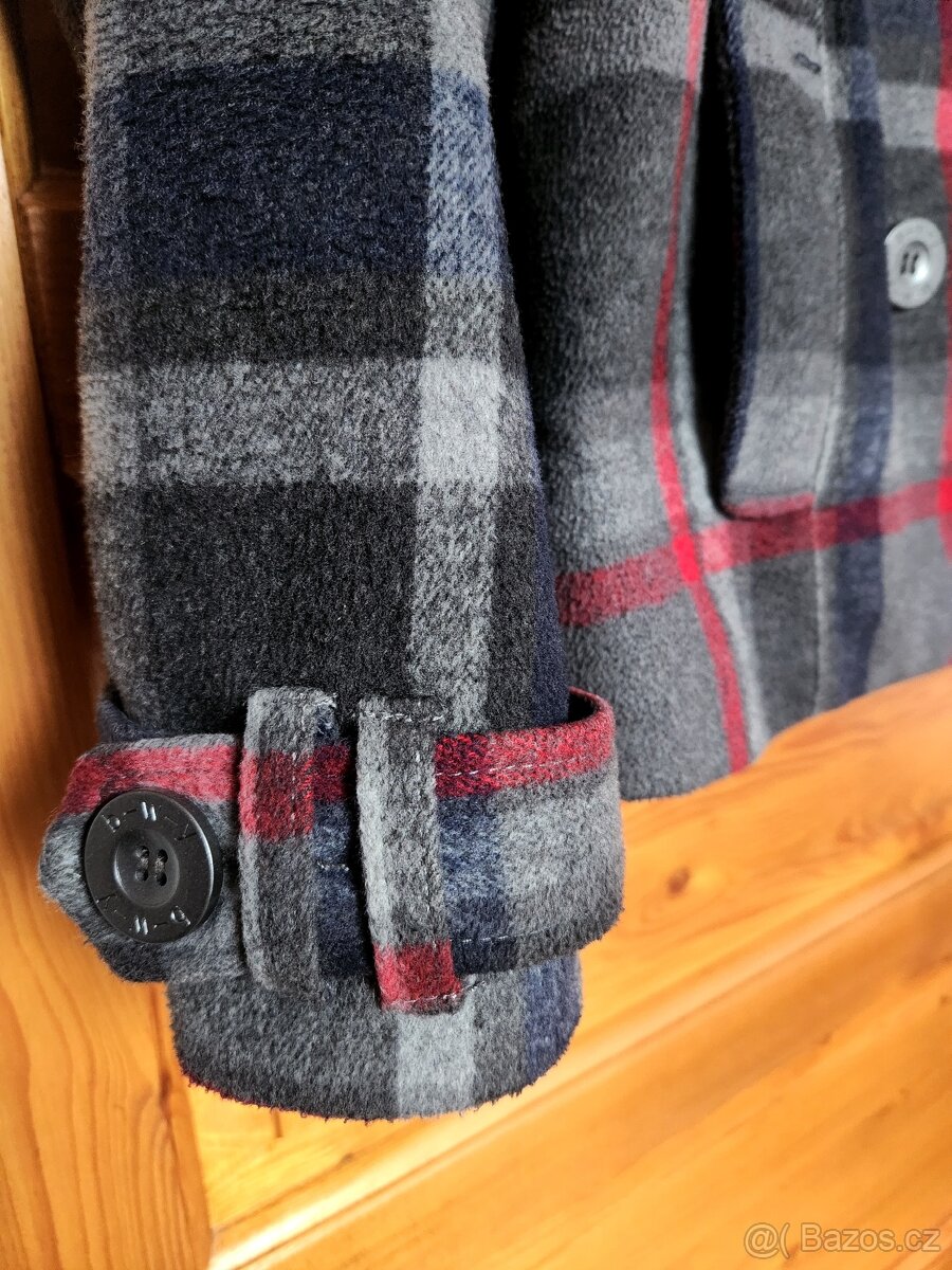 Dámský Kostkovaný krátký Kabát vel. 38-40 / M - 3