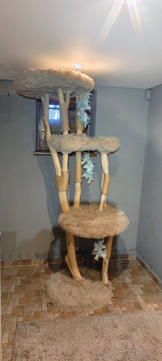 Kočičí strom škrabadlo odpočívadlo pro kočky - 3