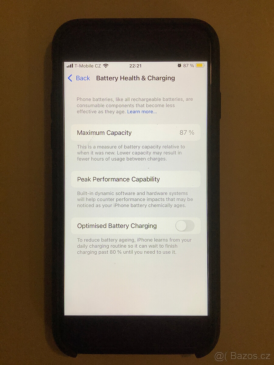 Rok používaný Apple iPhone SE (2022) 64GB černý, 87% baterie - 3