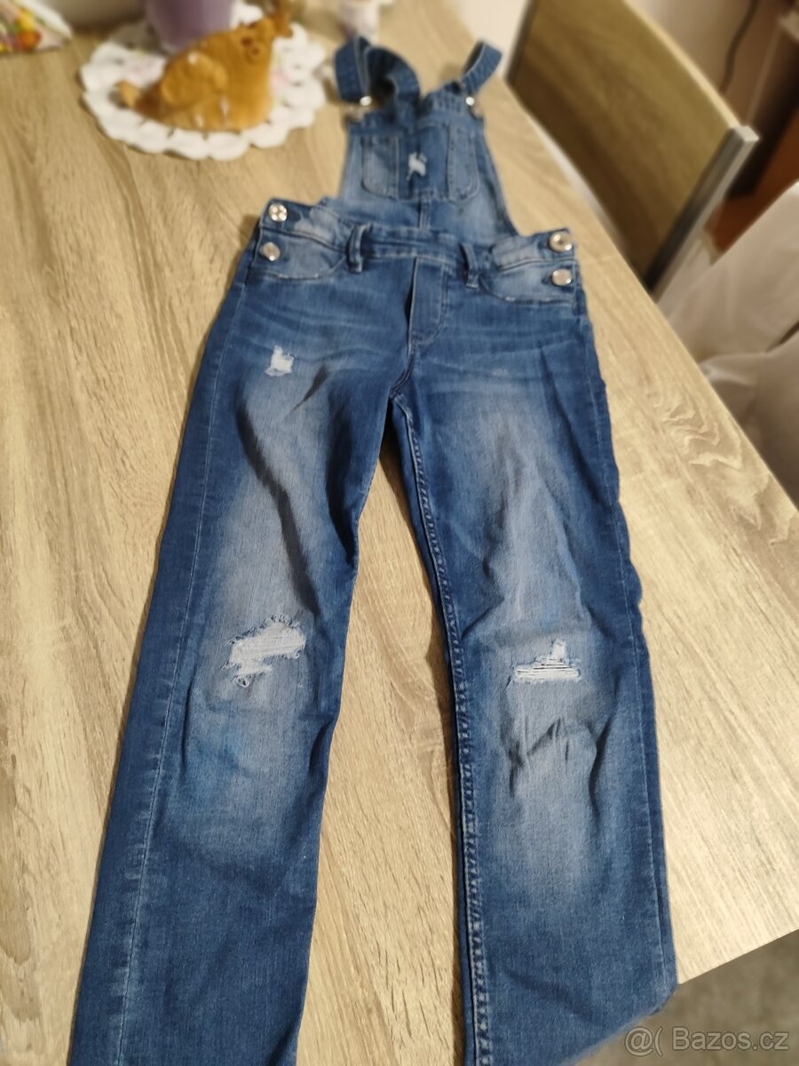 Prodám moc krásné laclové kraťase DENIM vel. 140 - 3