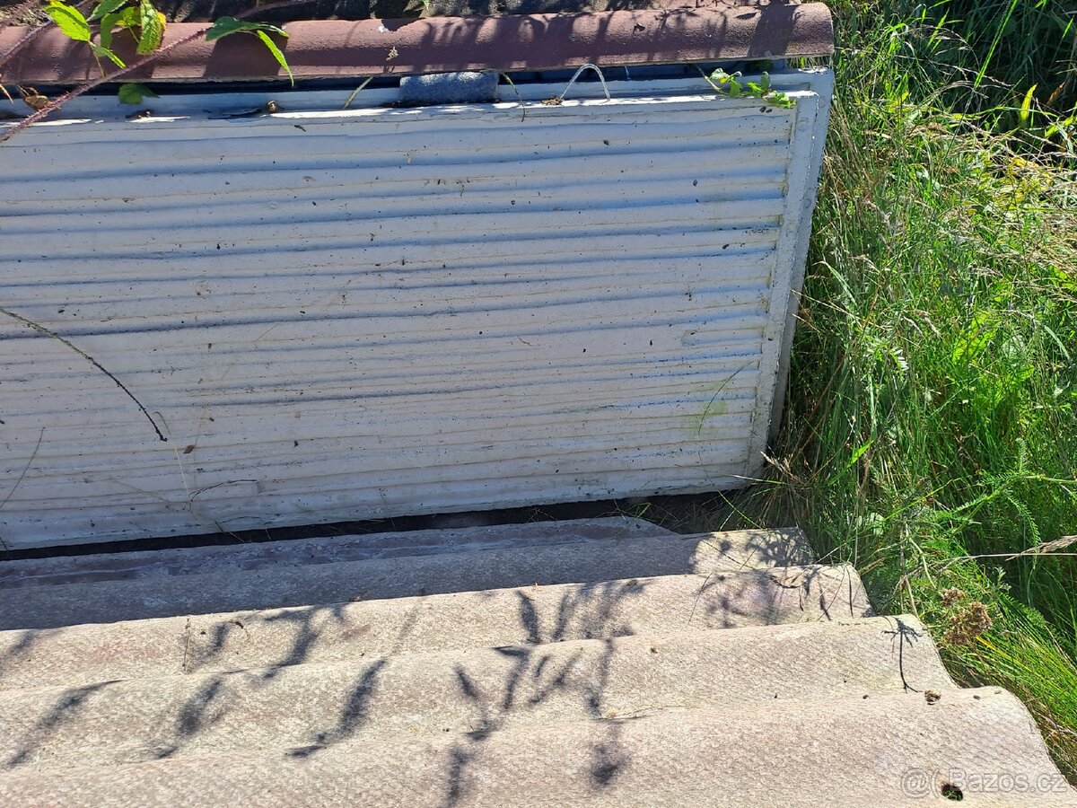 Plotové desky, vzor rákosí. - 3