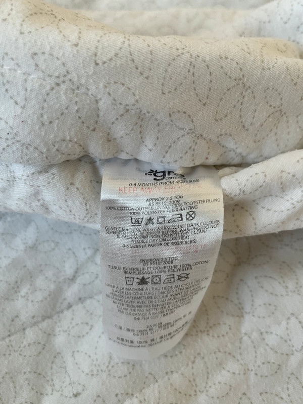 nádherný, roztomilý letní fusak od narození do 6 měsíců 62–6 - 3