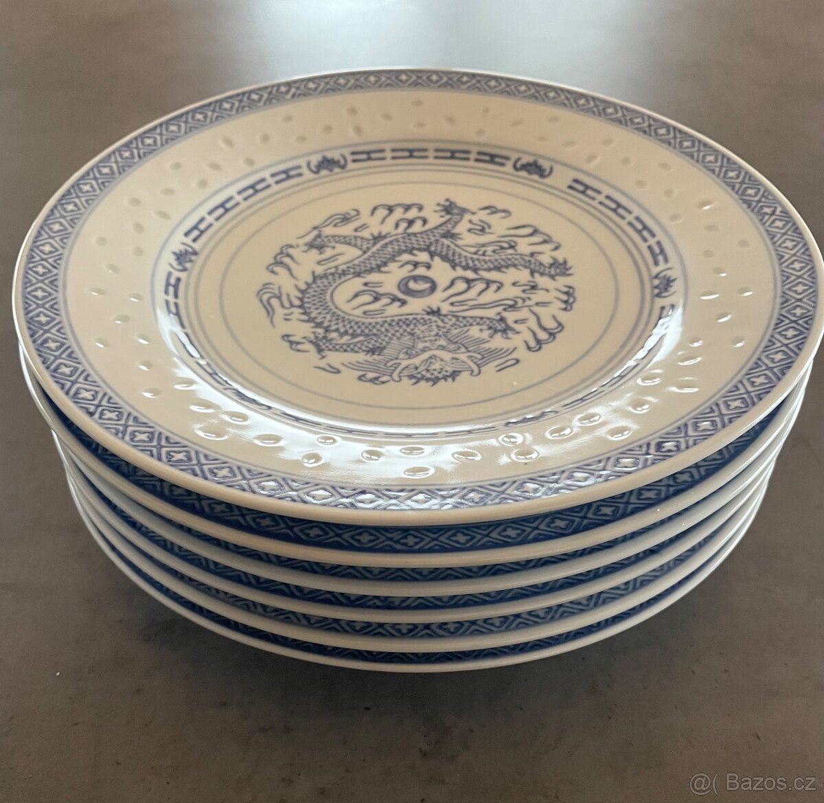 Čínský rýžový porcelán sada - 3