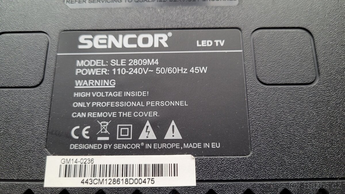 TV SENCOR úhlopříčka 71cm (28palců) - 3