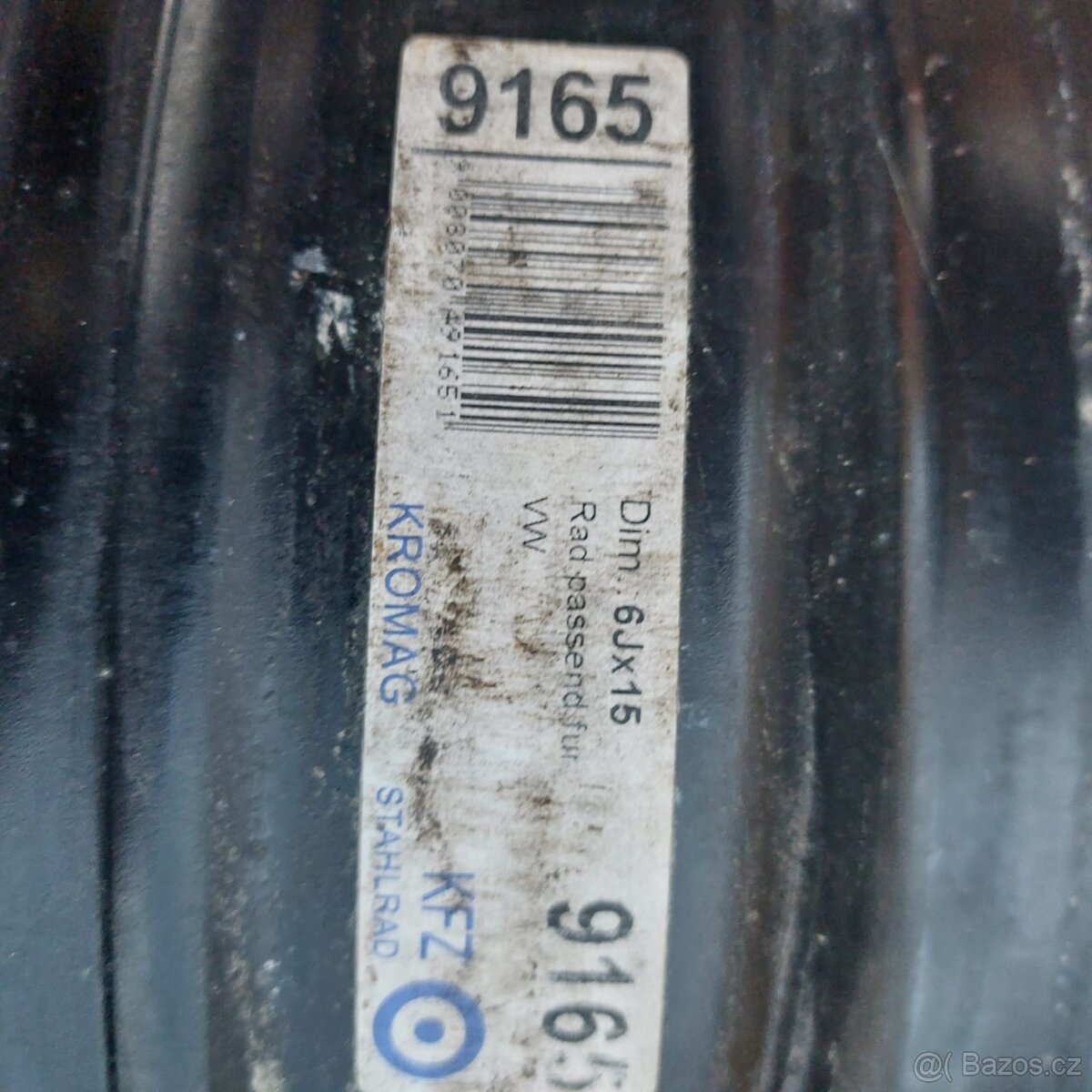 Plechový disk Octavia 6Jx15 - 3