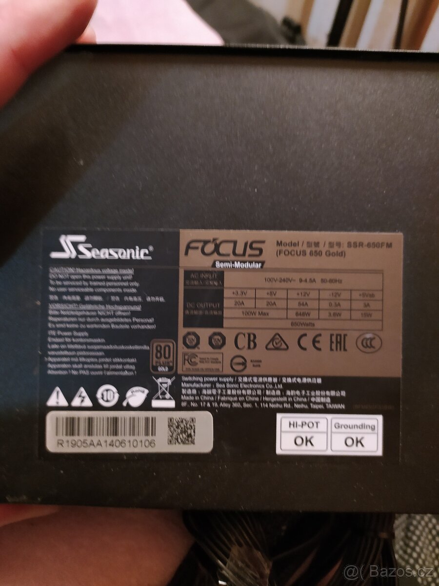 Zdroj: Seasonic Focus 650 gold - 3