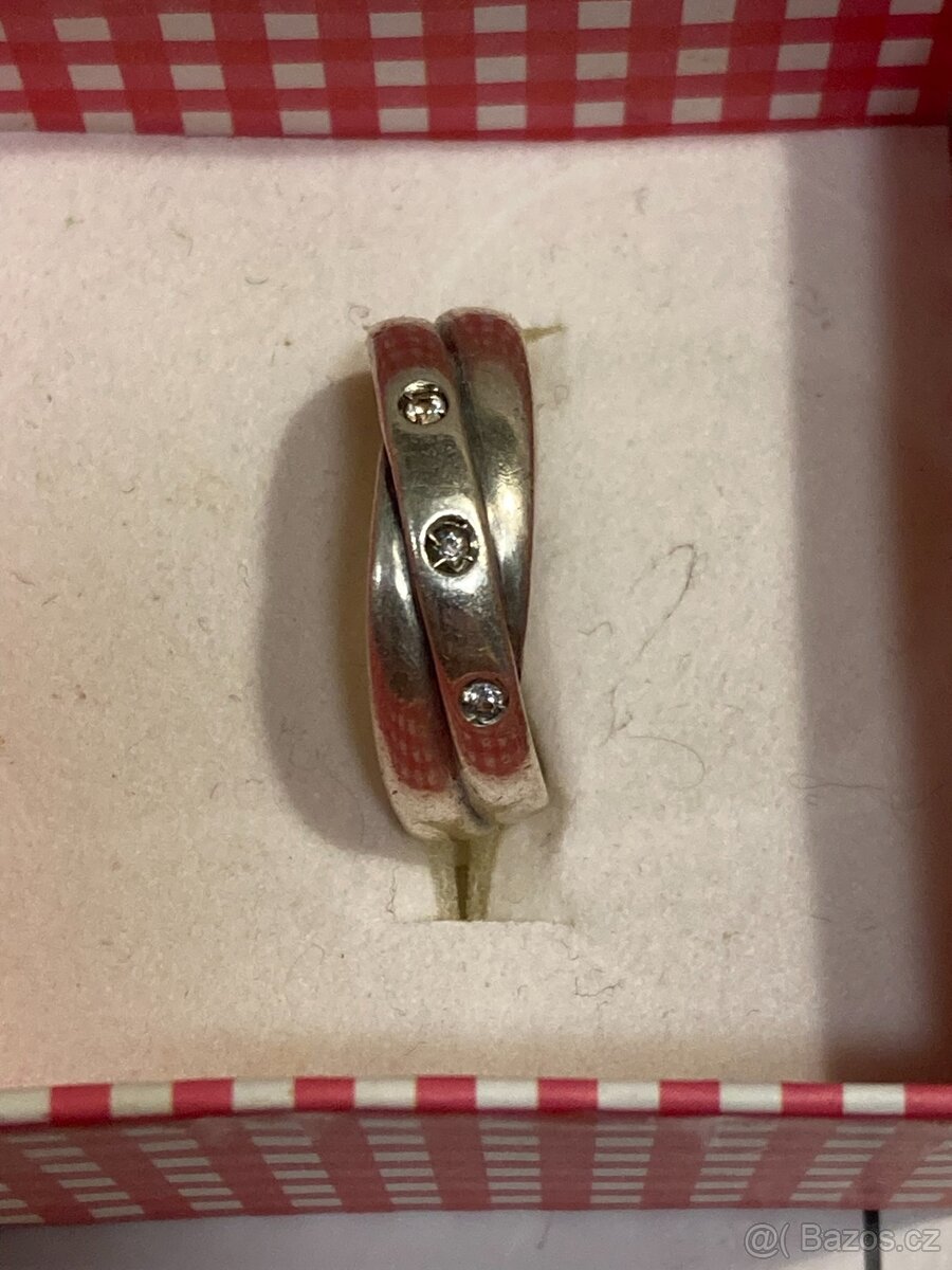 Prsten dámský stříbro - 3