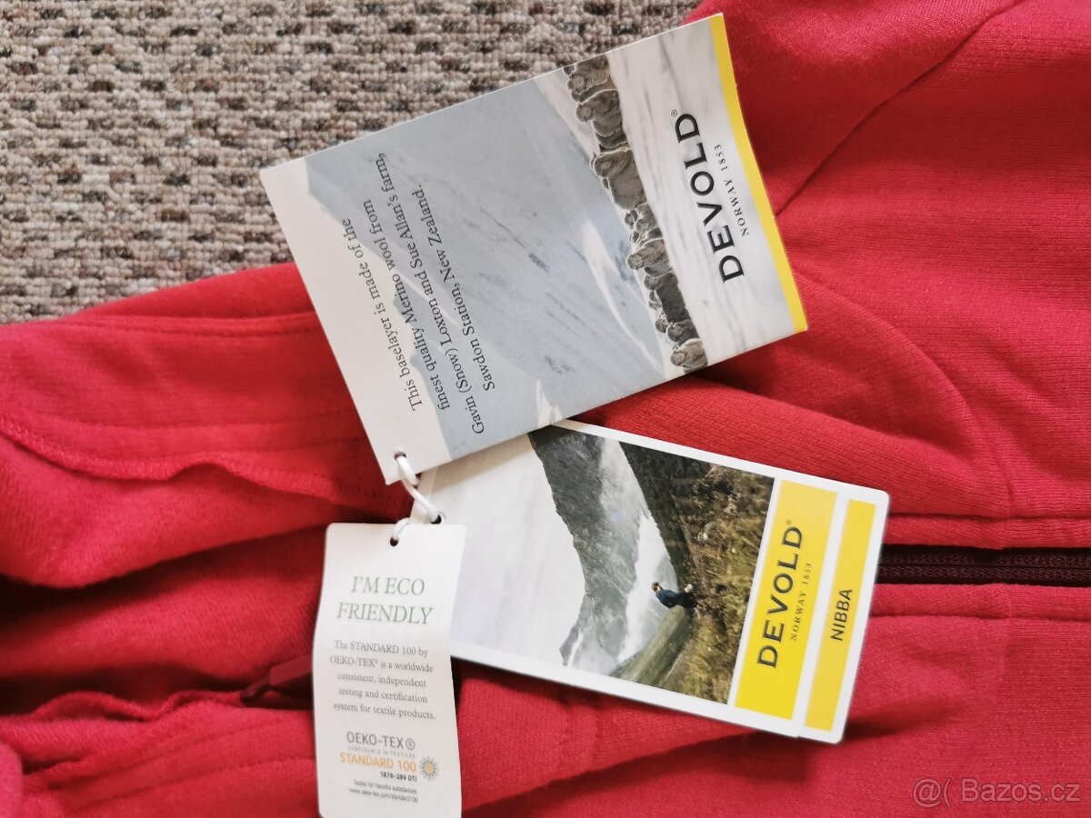 Mikina Devold Nibba Merino Jacket Hood - 3