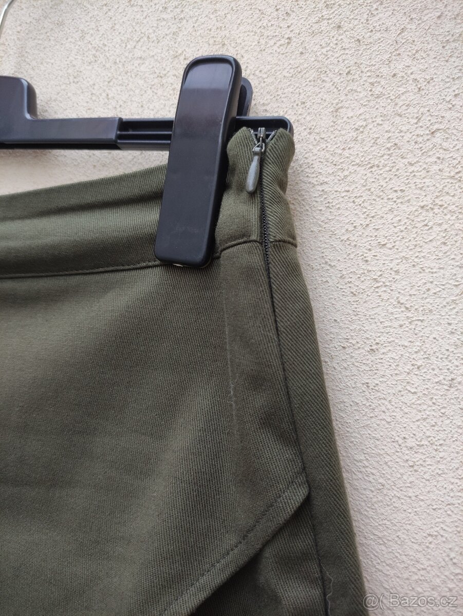 Khaki sukně/šortky - 3