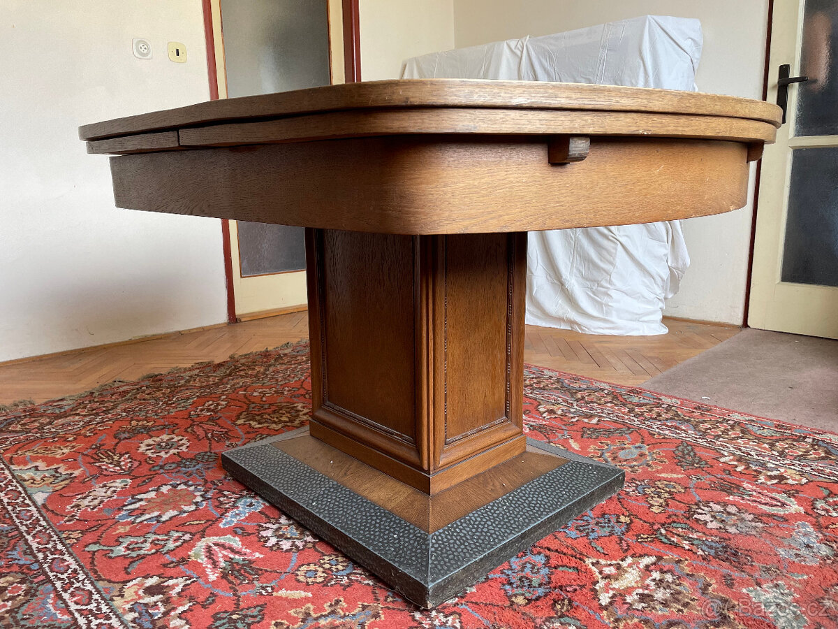 Starožitný stůl a židle - 3