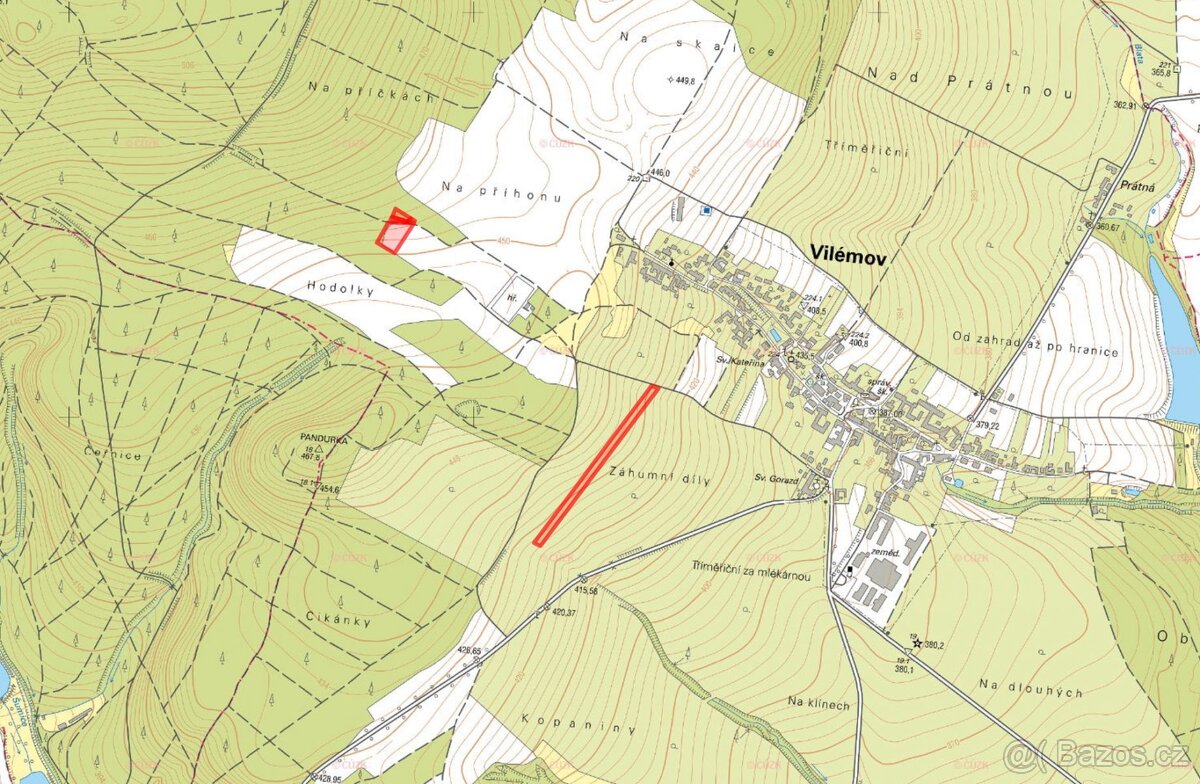 Zemědělská půda, prodej, Vilémov, Olomouc - 3