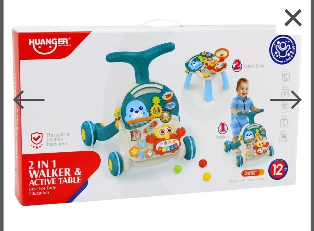 Edukativní chodítko a stoleček 2v1 - 3