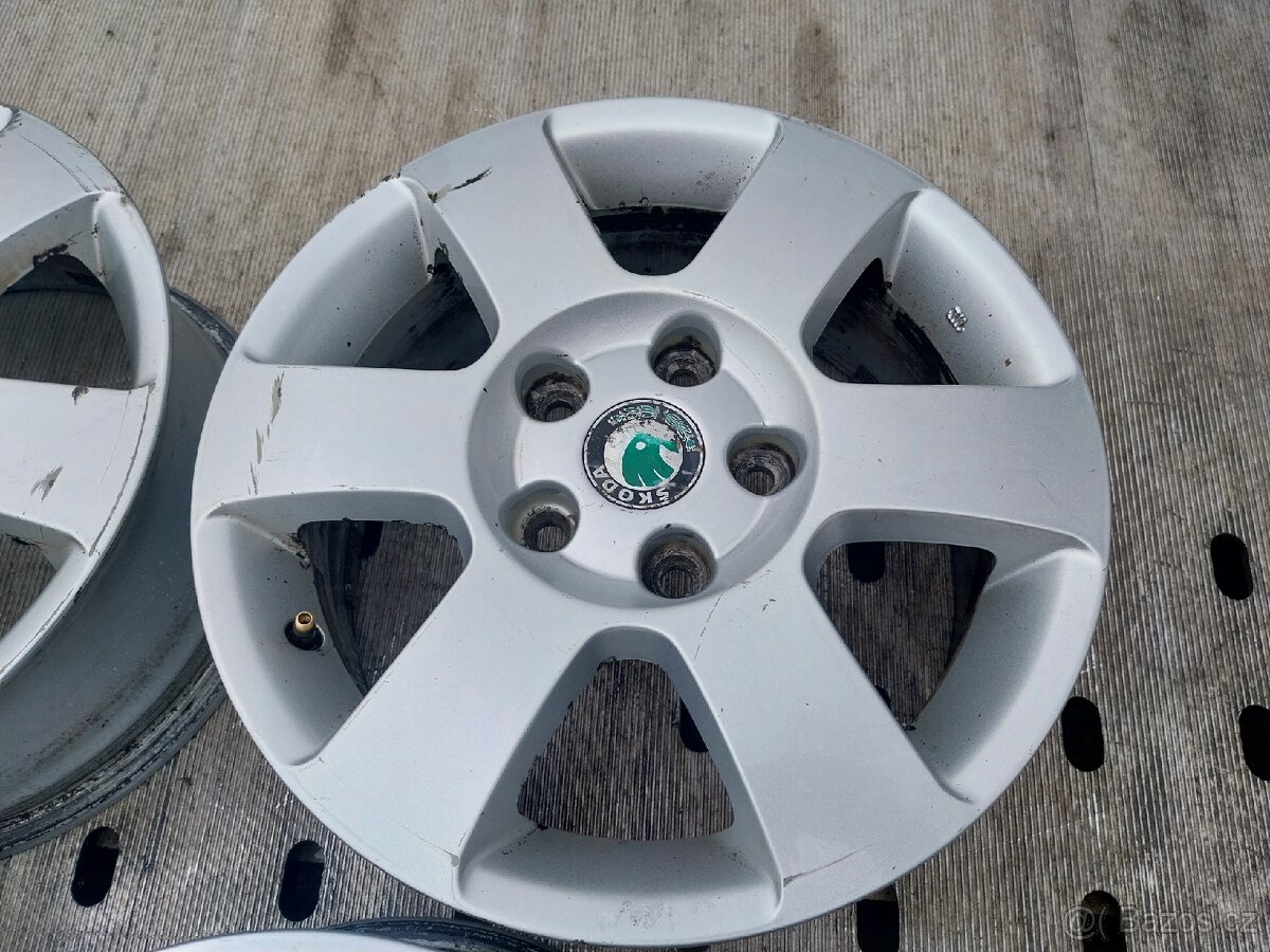 Alukola Škoda octavia 2 originální, 5x112 - 3