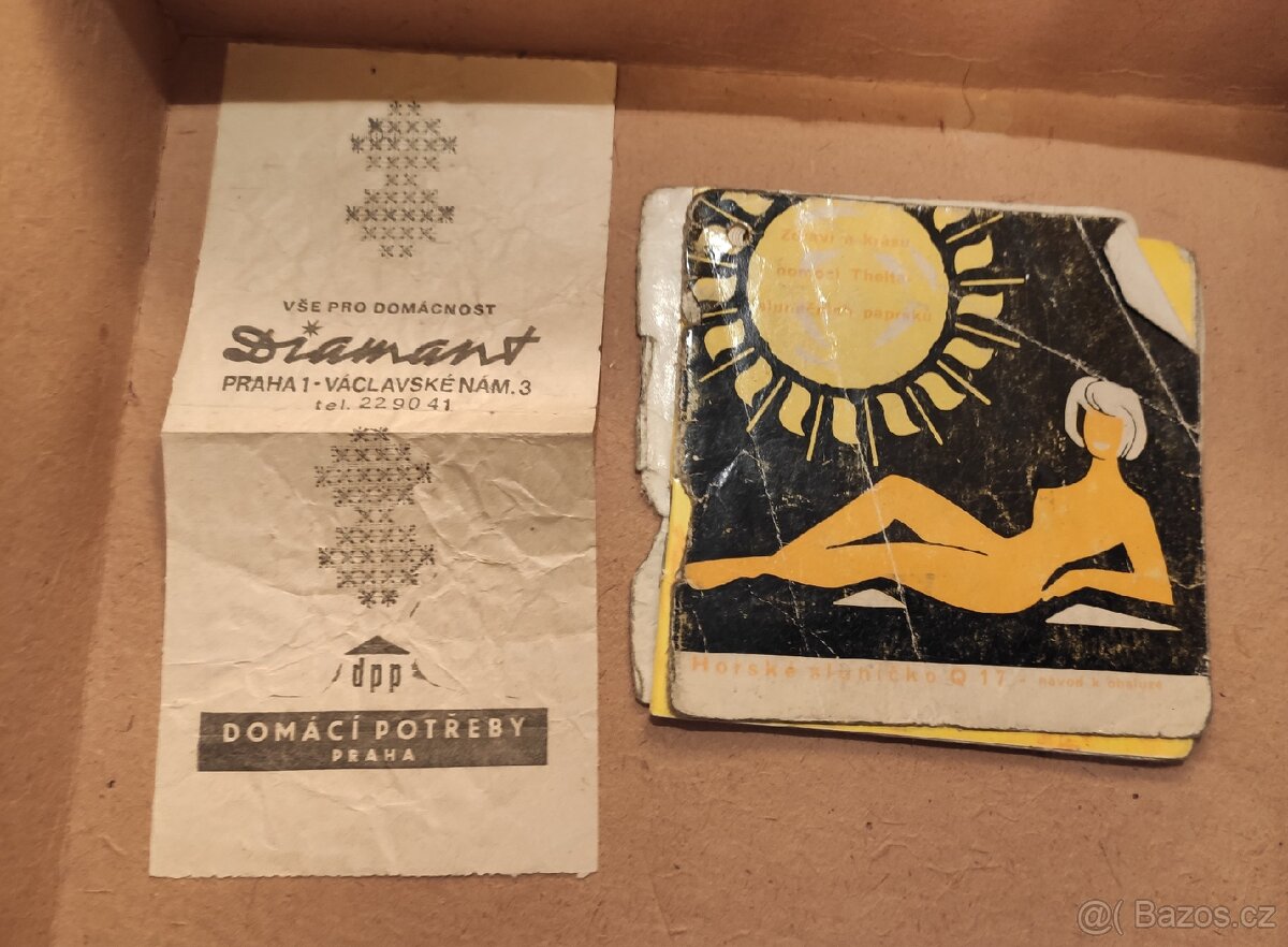 Solárium. Přenosné. Retro - 3