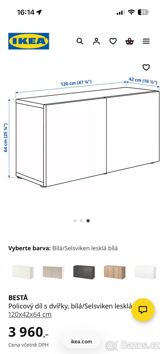 Ikea Besta skříň - 3