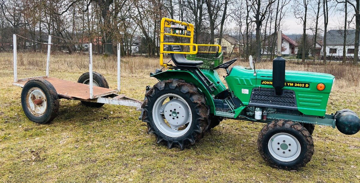Vyvážečka za traktor, vlek do lesa na dřevo - 3