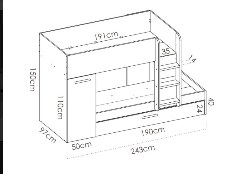 Patrová postel ALDO - 3