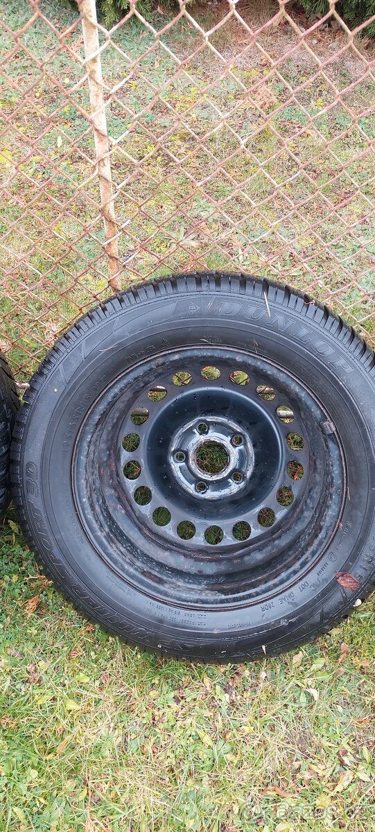 Škoda, Volkswagen zimní kola R15, 5x112 Dunlop Winter Sport - 3