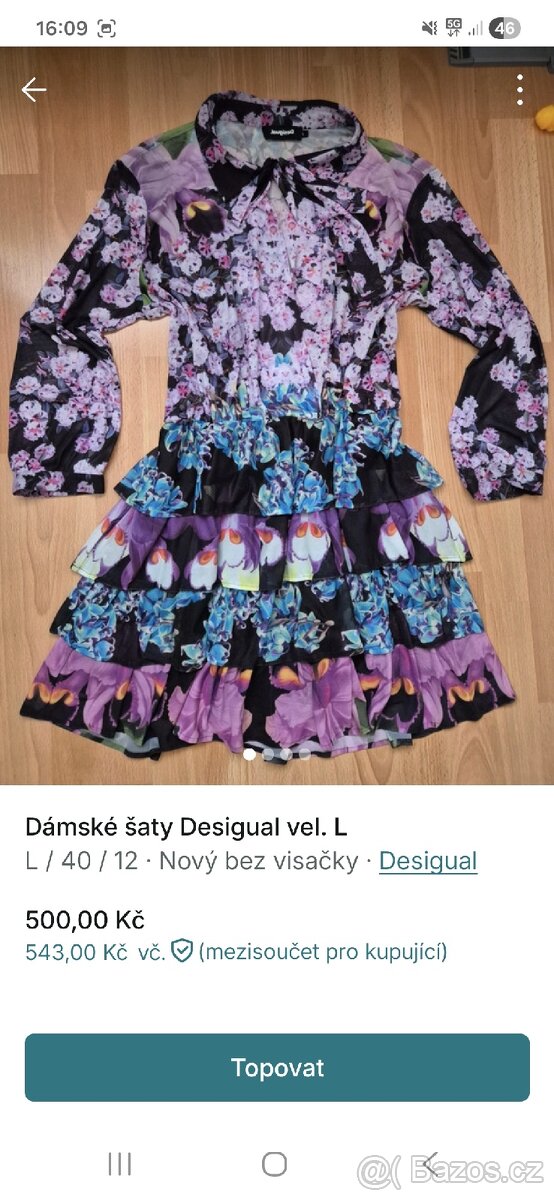 Dámské šaty Desigual vel. M a L - 3