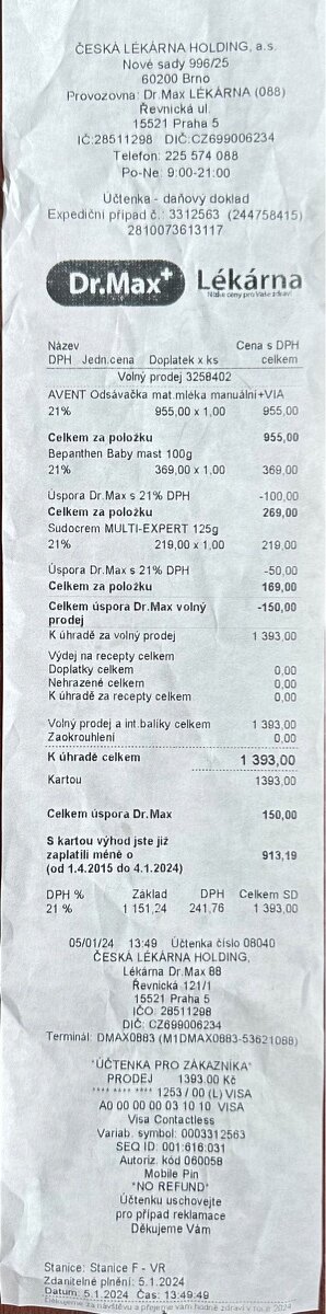 Mechanická odsávačka mléka - 3