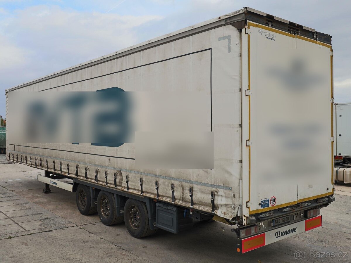 Krone SD, LOW DECK, ZVEDACÍ NÁPRAVA, NÁPRAVY SAF, TŘÍSTRANNÁ - 3