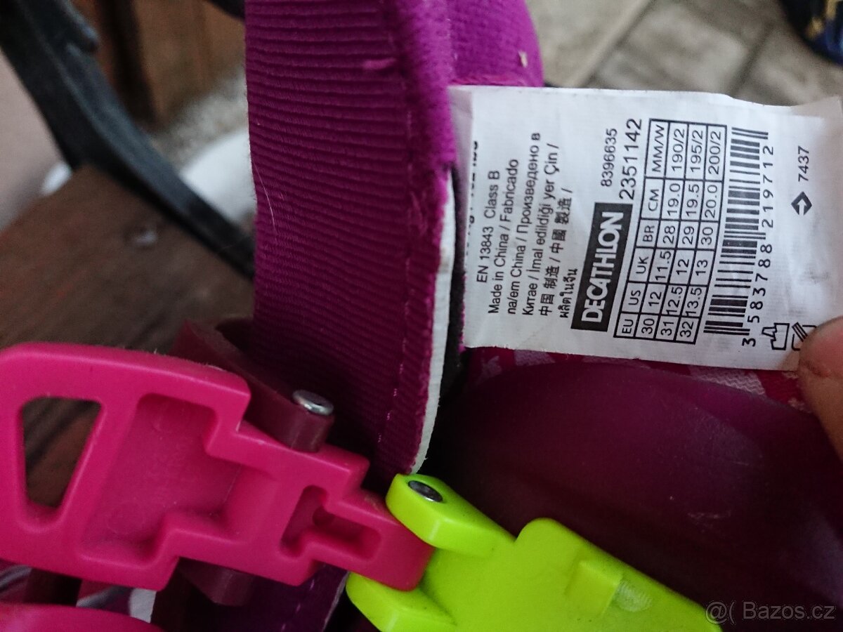 Dívčí kolečkové brusle vel. 30-32 - 3