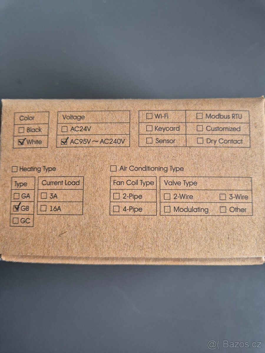 Ewelink wifi termostat pokojovy 16A - 3