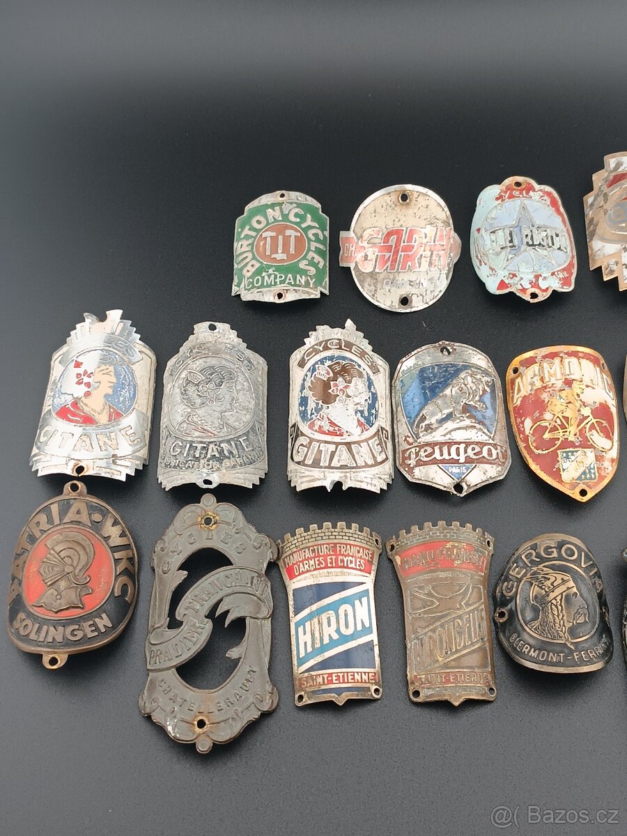 Štítky na staré kola - 21Ks - 3