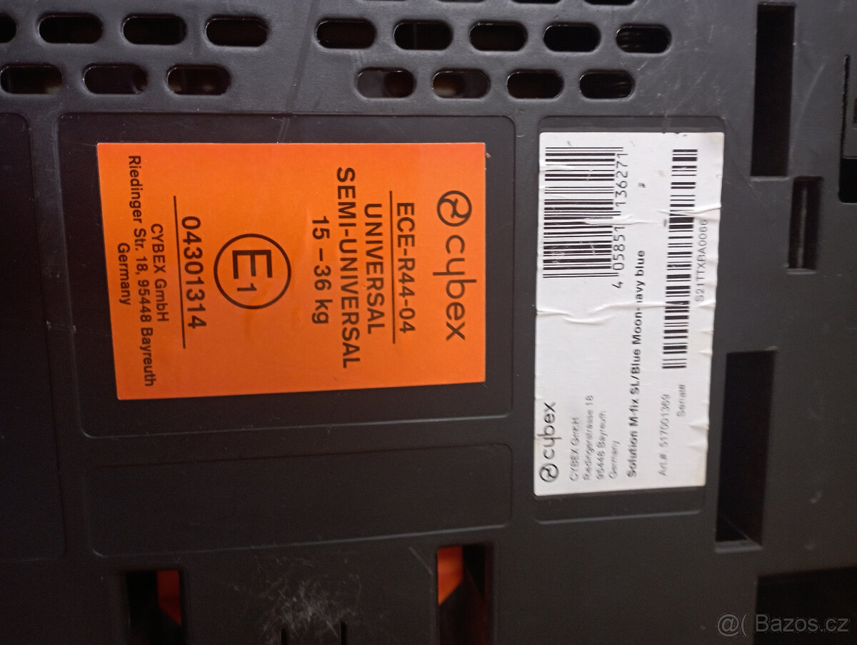 Autosedačka Cybex Solution M-FIX SL 15-36 kg - 3