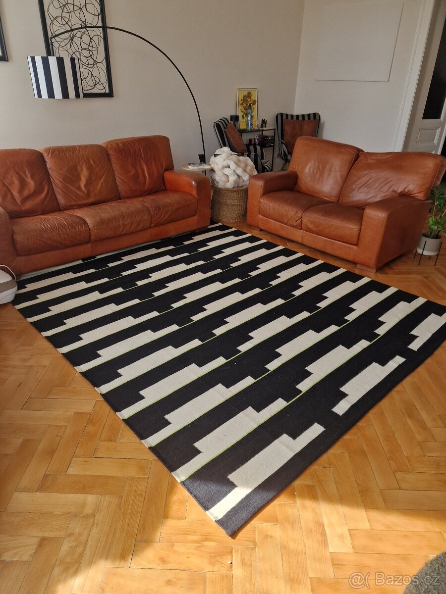 Kožená sedací souprava/pohovka/gauč - 3