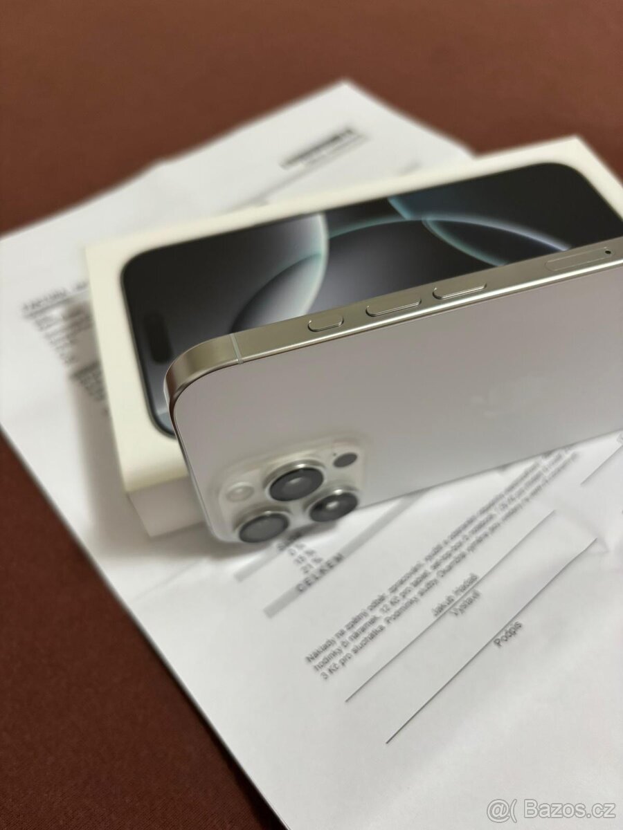 IPhone 16 pro max 512Gb bílý záruka - 3